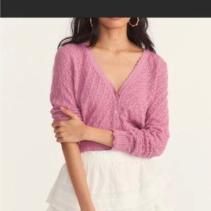 LoveShackFancy Janie Cropped Cardigan